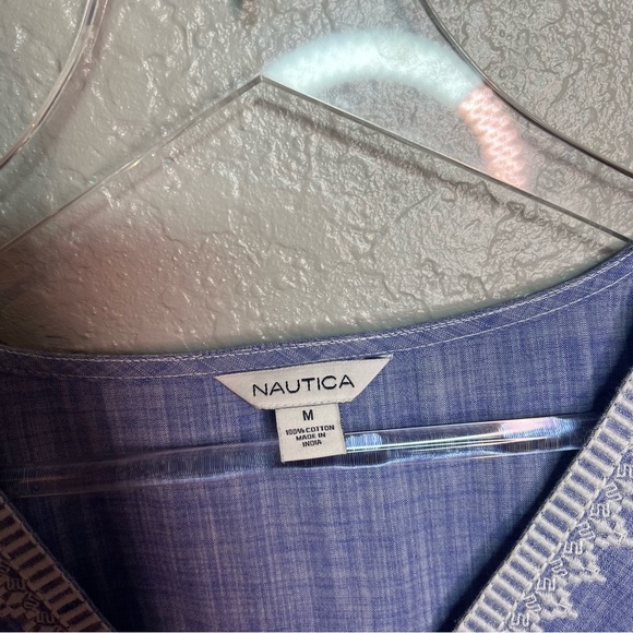 BNWOT Nautica Aztec Print Shirt - Picture 5 of 6
